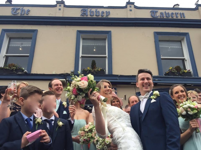 Wedding reception in the Abbey Tavern
